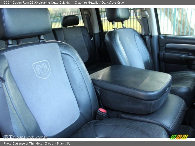 Graphite Metallic / Dark Slate Gray 2004 Dodge Ram 2500 Laramie Quad Cab 4x4
