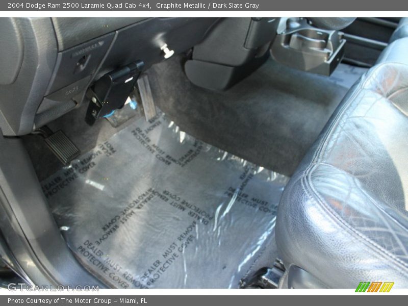 Graphite Metallic / Dark Slate Gray 2004 Dodge Ram 2500 Laramie Quad Cab 4x4