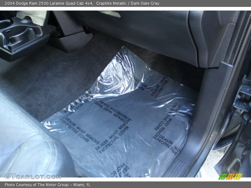 Graphite Metallic / Dark Slate Gray 2004 Dodge Ram 2500 Laramie Quad Cab 4x4