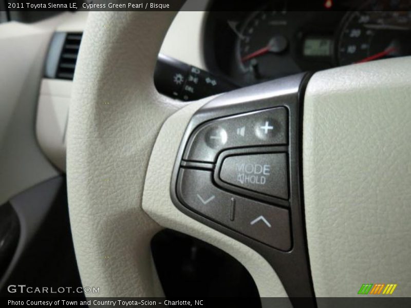 Cypress Green Pearl / Bisque 2011 Toyota Sienna LE