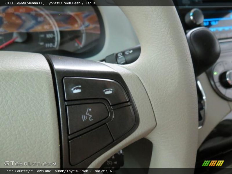 Cypress Green Pearl / Bisque 2011 Toyota Sienna LE