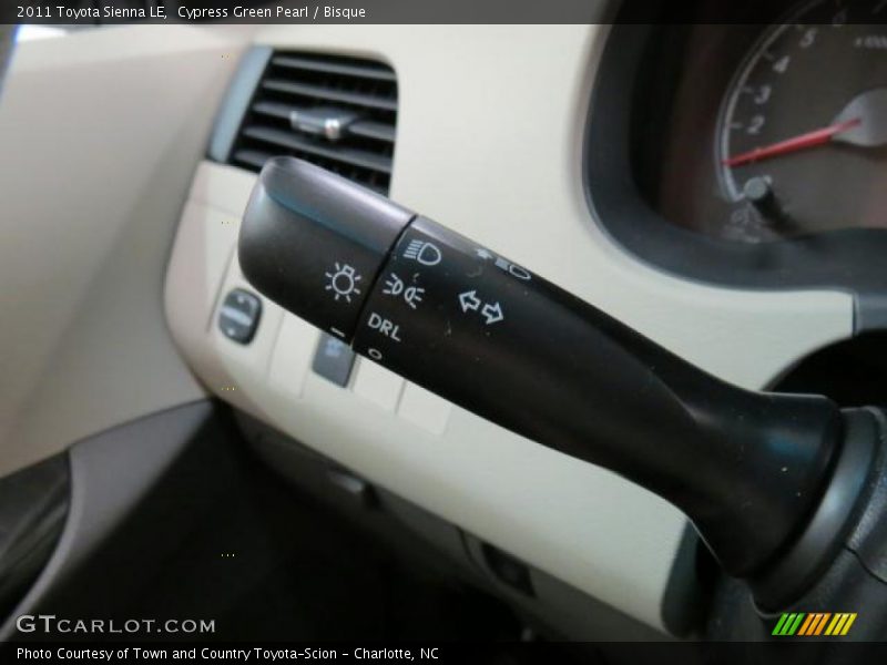 Cypress Green Pearl / Bisque 2011 Toyota Sienna LE