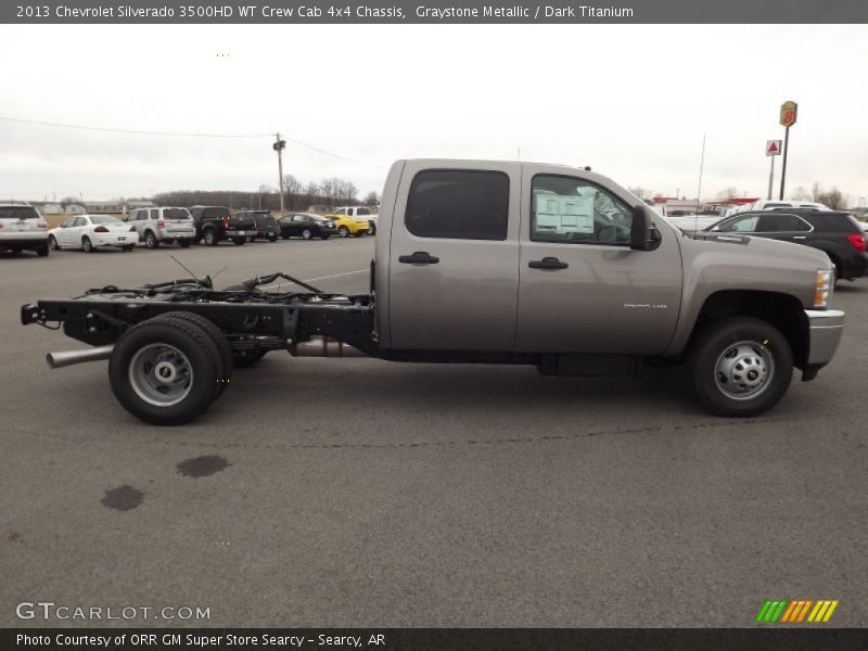  2013 Silverado 3500HD WT Crew Cab 4x4 Chassis Graystone Metallic