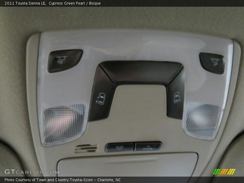 Cypress Green Pearl / Bisque 2011 Toyota Sienna LE