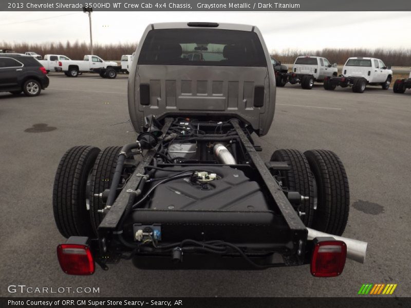  2013 Silverado 3500HD WT Crew Cab 4x4 Chassis Graystone Metallic