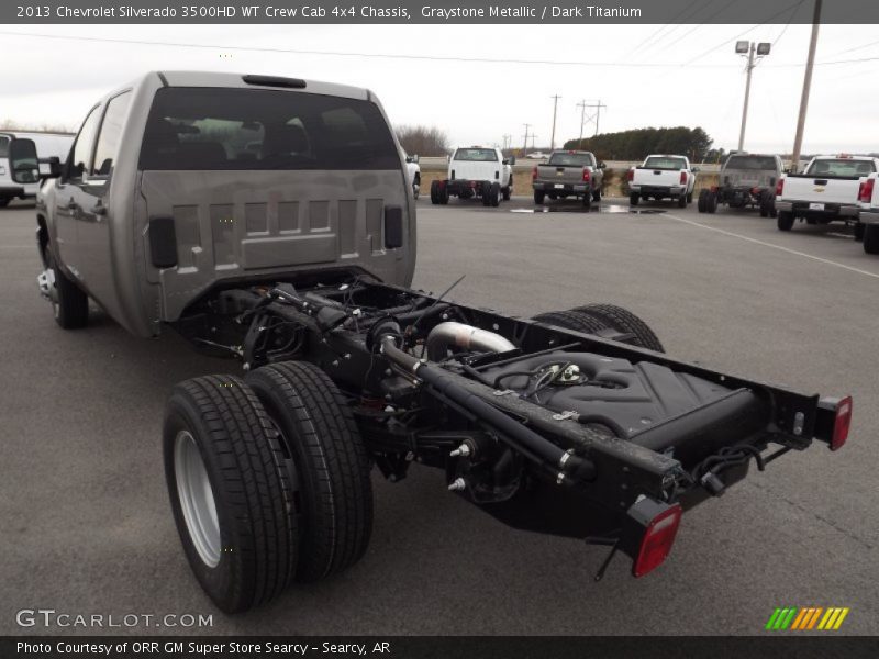  2013 Silverado 3500HD WT Crew Cab 4x4 Chassis Graystone Metallic