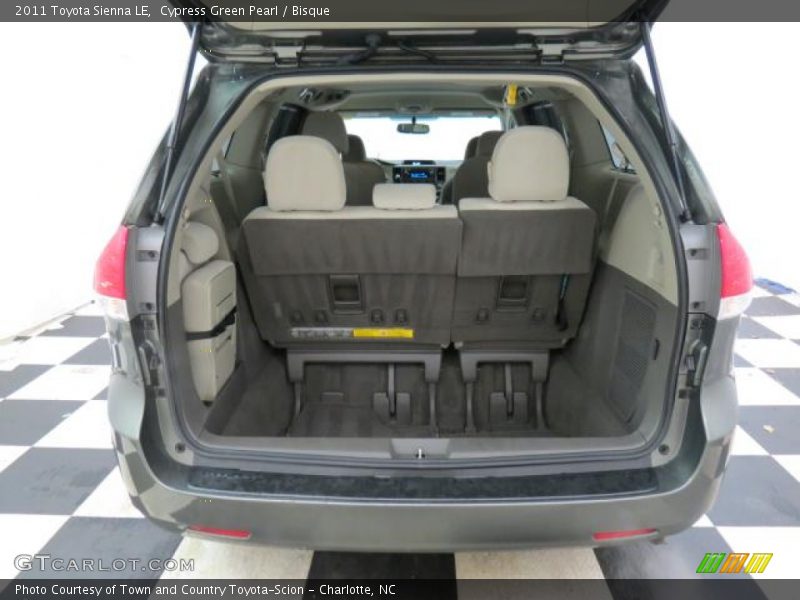 Cypress Green Pearl / Bisque 2011 Toyota Sienna LE