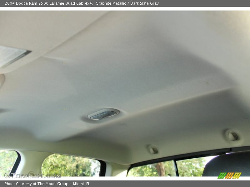 Graphite Metallic / Dark Slate Gray 2004 Dodge Ram 2500 Laramie Quad Cab 4x4