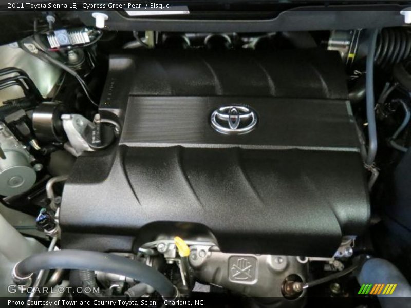 Cypress Green Pearl / Bisque 2011 Toyota Sienna LE