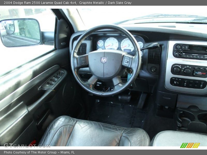Graphite Metallic / Dark Slate Gray 2004 Dodge Ram 2500 Laramie Quad Cab 4x4