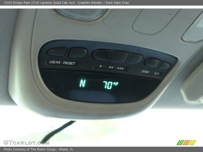 Graphite Metallic / Dark Slate Gray 2004 Dodge Ram 2500 Laramie Quad Cab 4x4