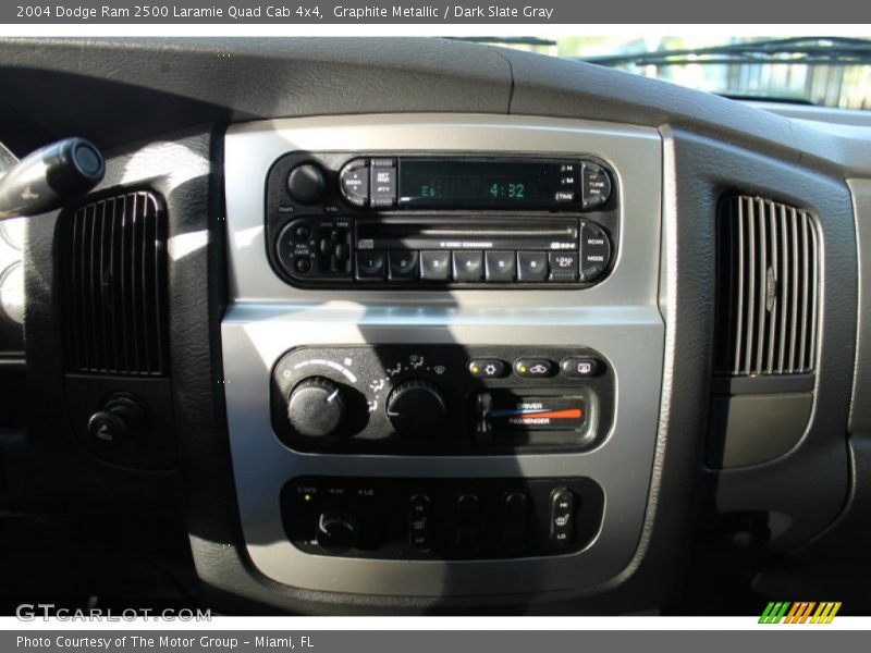 Graphite Metallic / Dark Slate Gray 2004 Dodge Ram 2500 Laramie Quad Cab 4x4