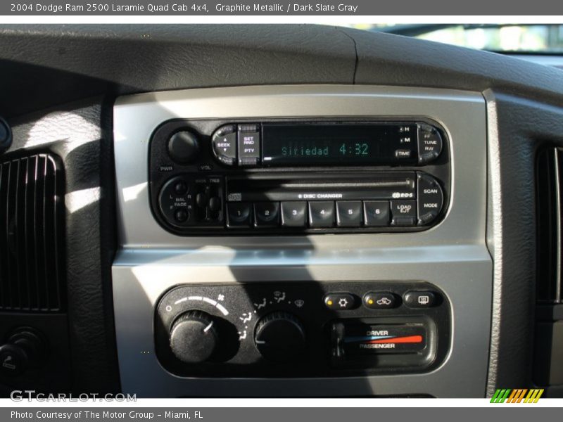 Graphite Metallic / Dark Slate Gray 2004 Dodge Ram 2500 Laramie Quad Cab 4x4