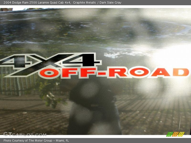 Graphite Metallic / Dark Slate Gray 2004 Dodge Ram 2500 Laramie Quad Cab 4x4