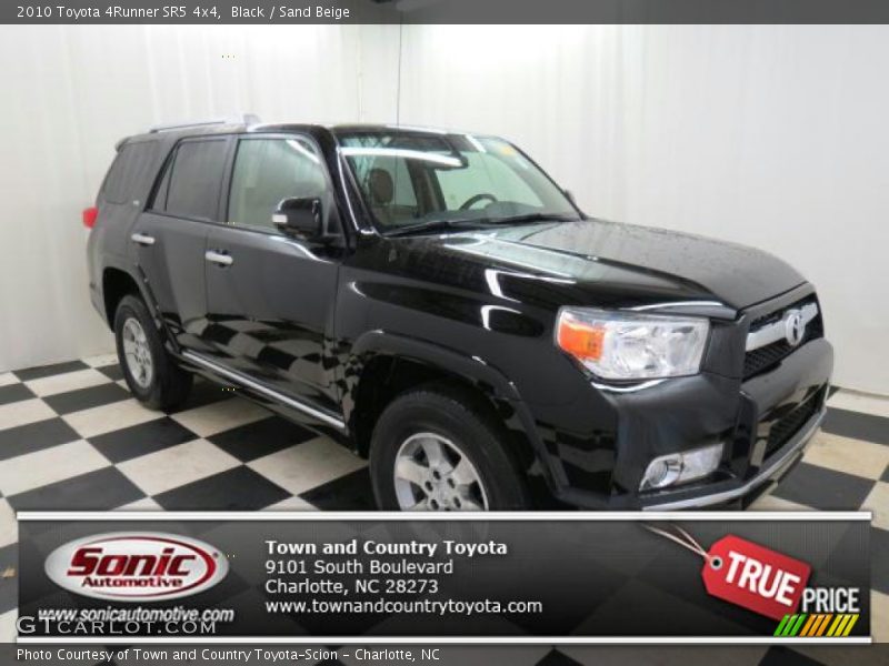 Black / Sand Beige 2010 Toyota 4Runner SR5 4x4