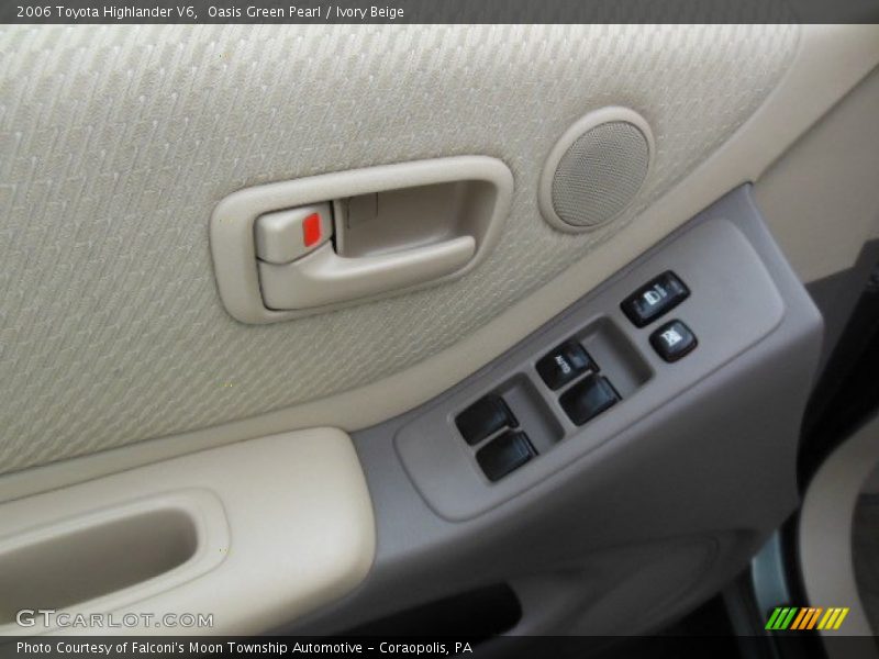 Oasis Green Pearl / Ivory Beige 2006 Toyota Highlander V6