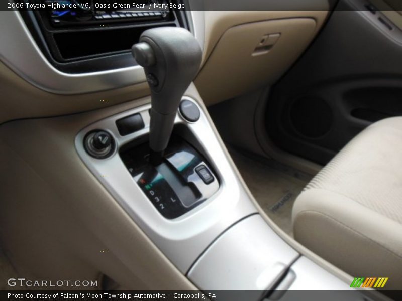 Oasis Green Pearl / Ivory Beige 2006 Toyota Highlander V6