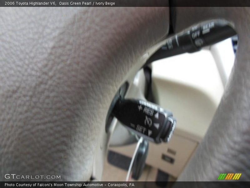 Oasis Green Pearl / Ivory Beige 2006 Toyota Highlander V6