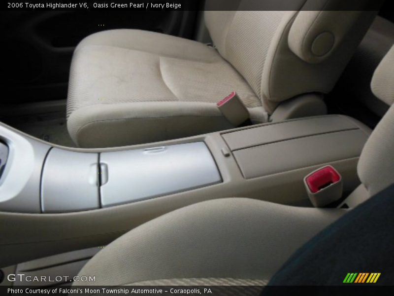 Oasis Green Pearl / Ivory Beige 2006 Toyota Highlander V6