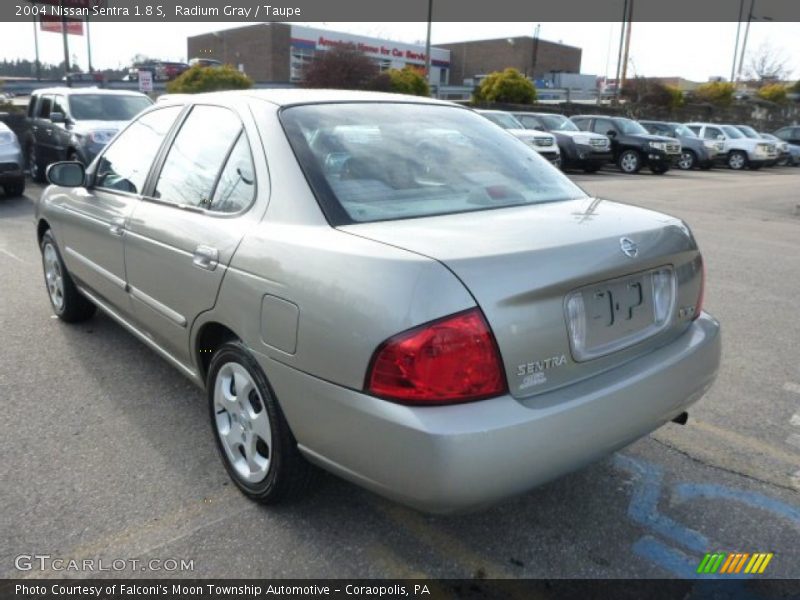 Radium Gray / Taupe 2004 Nissan Sentra 1.8 S