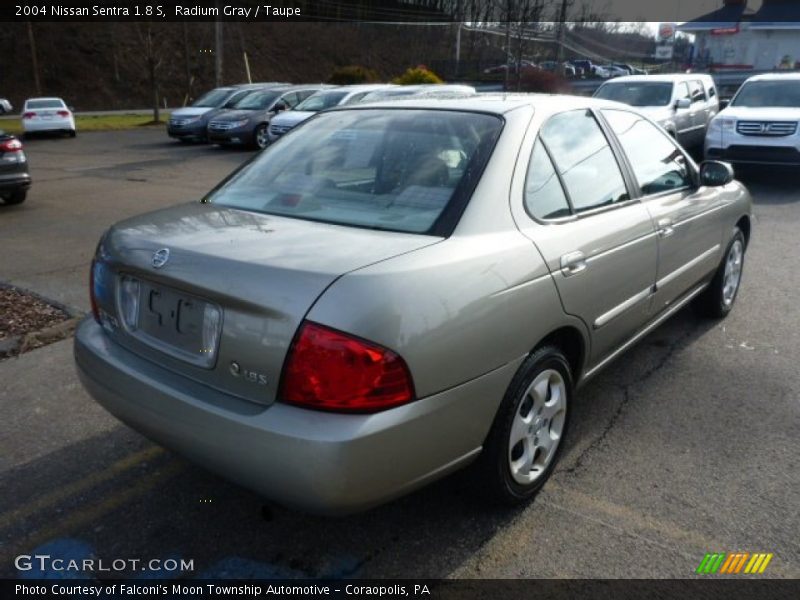 Radium Gray / Taupe 2004 Nissan Sentra 1.8 S