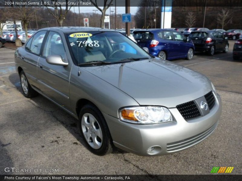 Radium Gray / Taupe 2004 Nissan Sentra 1.8 S