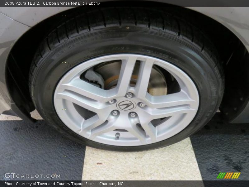 Carbon Bronze Metallic / Ebony 2008 Acura TL 3.2