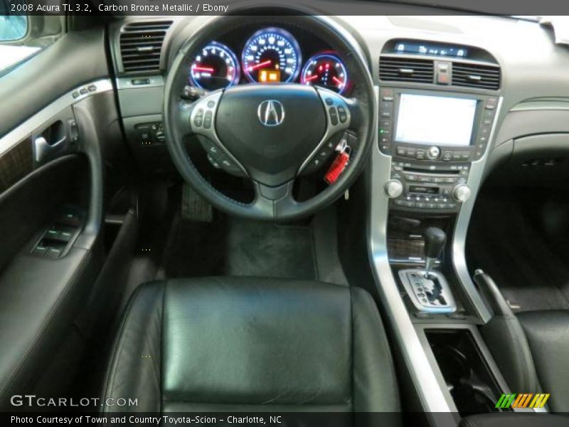 Carbon Bronze Metallic / Ebony 2008 Acura TL 3.2
