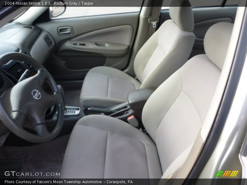 Radium Gray / Taupe 2004 Nissan Sentra 1.8 S
