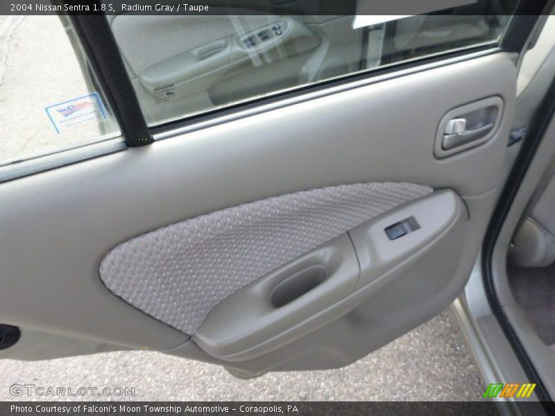 Radium Gray / Taupe 2004 Nissan Sentra 1.8 S