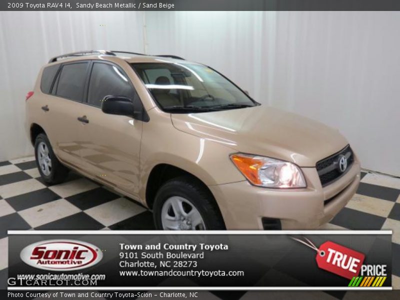 Sandy Beach Metallic / Sand Beige 2009 Toyota RAV4 I4