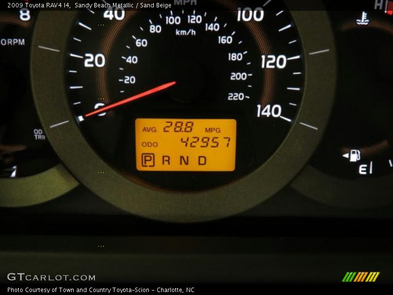 Sandy Beach Metallic / Sand Beige 2009 Toyota RAV4 I4
