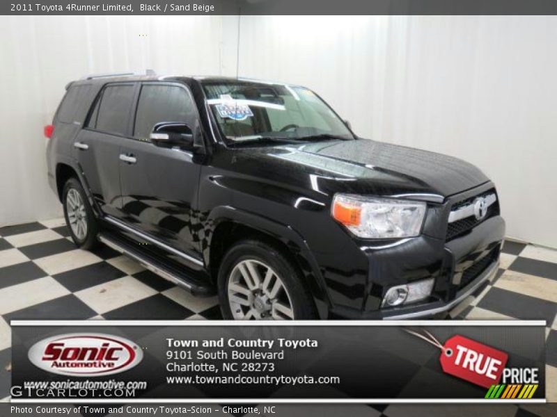 Black / Sand Beige 2011 Toyota 4Runner Limited