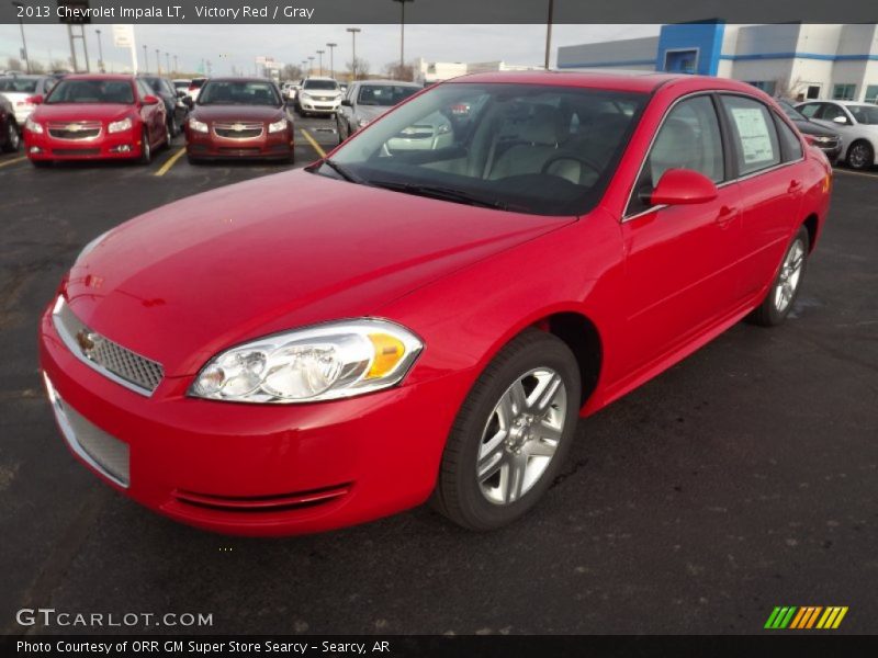 Victory Red / Gray 2013 Chevrolet Impala LT