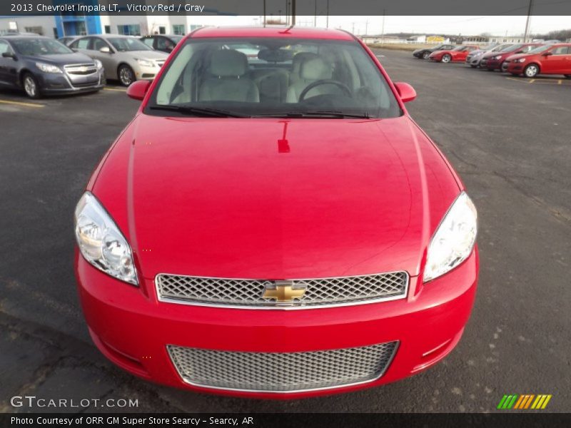 Victory Red / Gray 2013 Chevrolet Impala LT