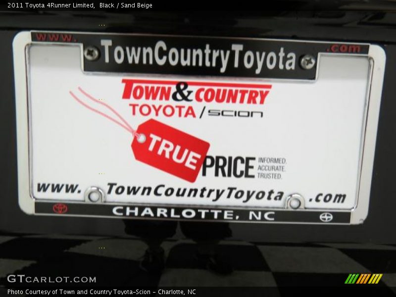Black / Sand Beige 2011 Toyota 4Runner Limited