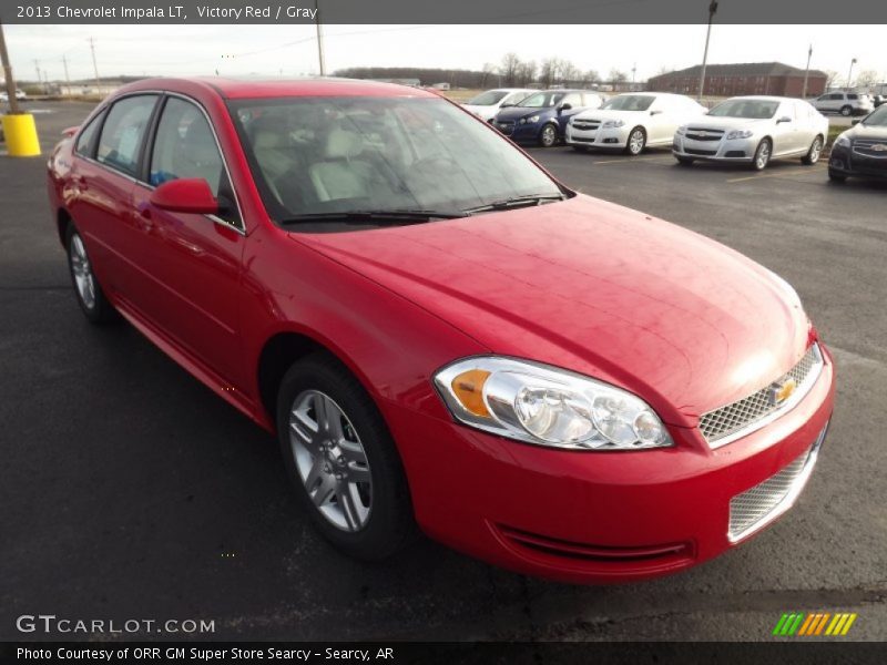 Victory Red / Gray 2013 Chevrolet Impala LT
