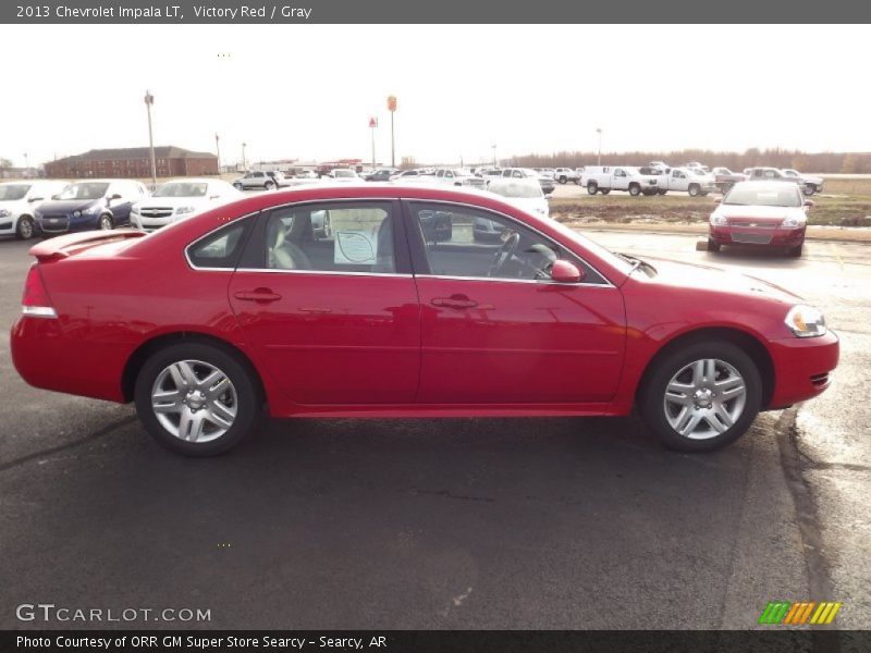 Victory Red / Gray 2013 Chevrolet Impala LT