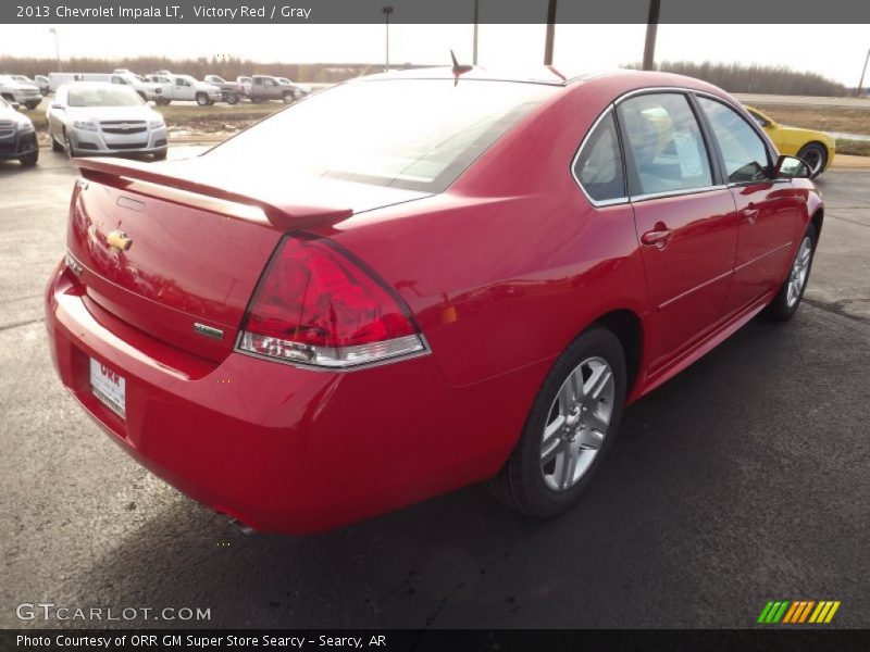 Victory Red / Gray 2013 Chevrolet Impala LT
