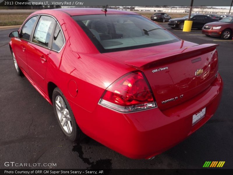 Victory Red / Gray 2013 Chevrolet Impala LT