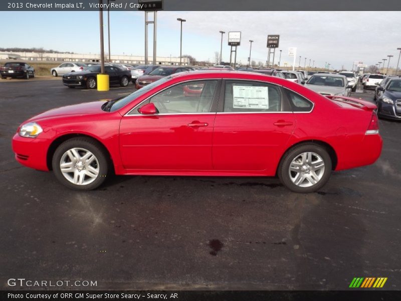 Victory Red / Gray 2013 Chevrolet Impala LT
