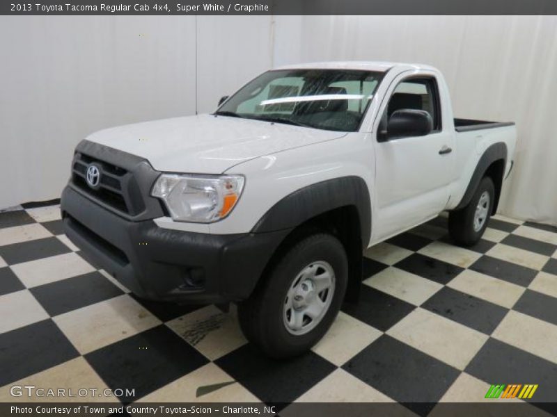 Super White / Graphite 2013 Toyota Tacoma Regular Cab 4x4