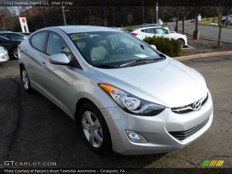 Silver / Gray 2013 Hyundai Elantra GLS