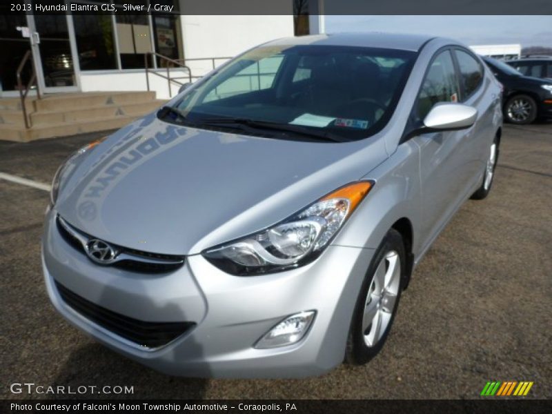 Silver / Gray 2013 Hyundai Elantra GLS