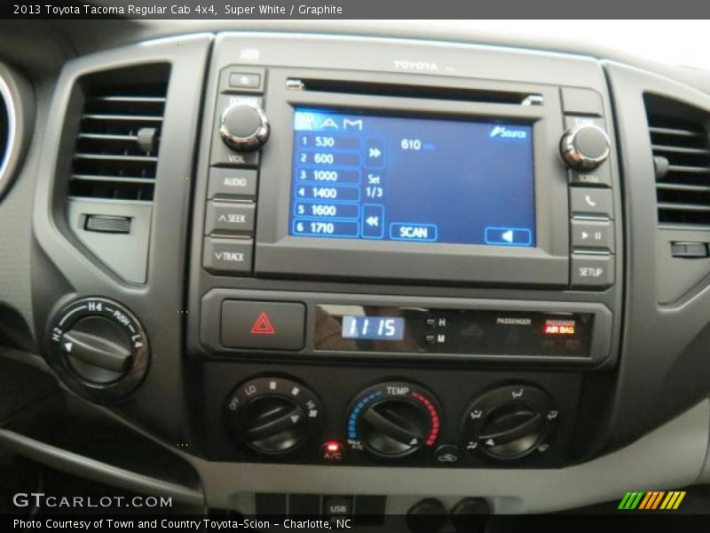 Super White / Graphite 2013 Toyota Tacoma Regular Cab 4x4