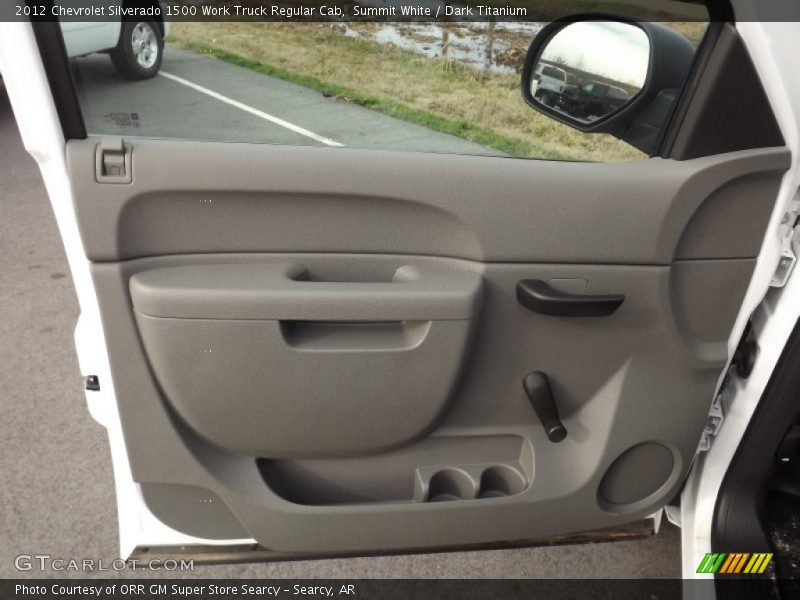 Summit White / Dark Titanium 2012 Chevrolet Silverado 1500 Work Truck Regular Cab