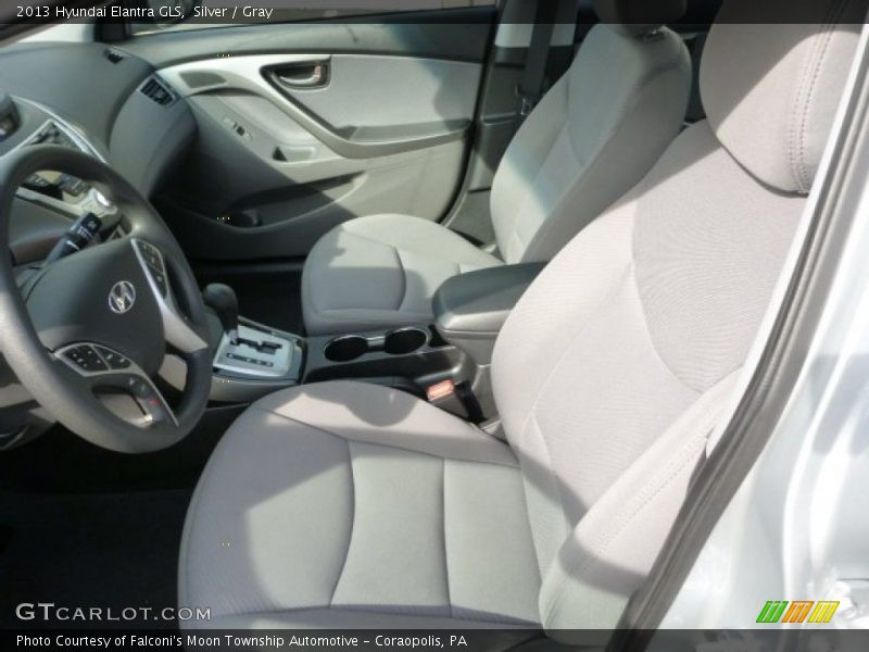 Silver / Gray 2013 Hyundai Elantra GLS