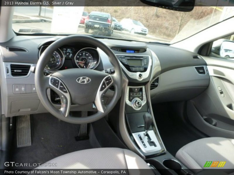 Silver / Gray 2013 Hyundai Elantra GLS