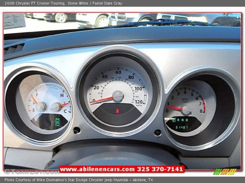 Stone White / Pastel Slate Gray 2008 Chrysler PT Cruiser Touring