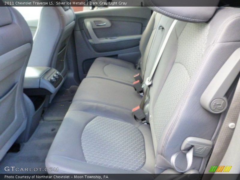 Silver Ice Metallic / Dark Gray/Light Gray 2011 Chevrolet Traverse LS